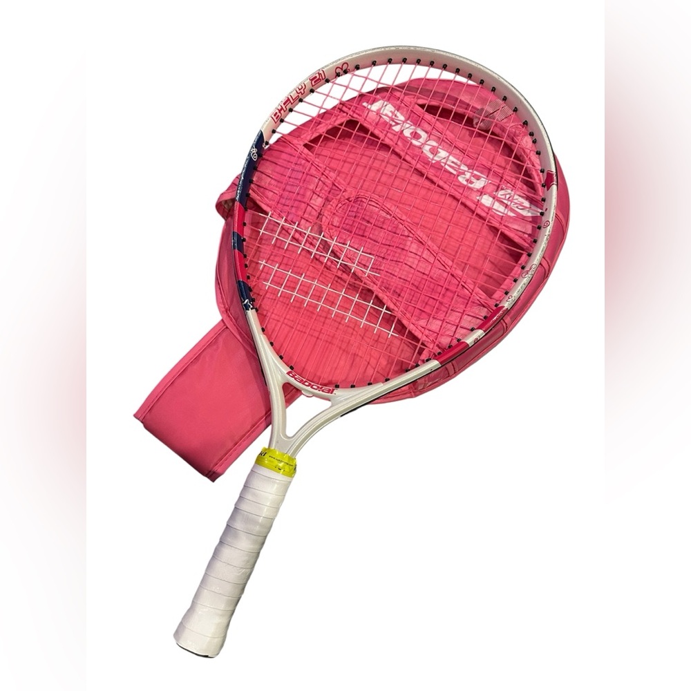 21” Pink B-Fly Babolat Junior Tennis Racket with Cover